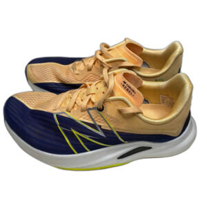 New Balance FuelCell Rebel V2 Womens Running Shoe Size 7.5 Blue Tide Mango